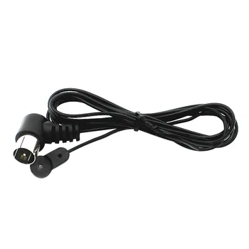 

PVC Male HIFI Receiver Home Theater Stereo TEU 1007 22AWG Indoor High Performance FM Dipole Radio Antenna Connector AM