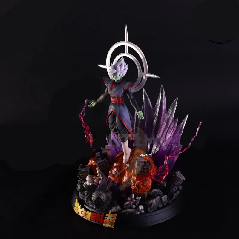 2" Dragon Ball Z статуя Supreme Kai бюст Zamasu Goku черный полноразмерный Портрет с светодиодный свет GK модель игрушки коробка Z2837 - Цвет: Черный
