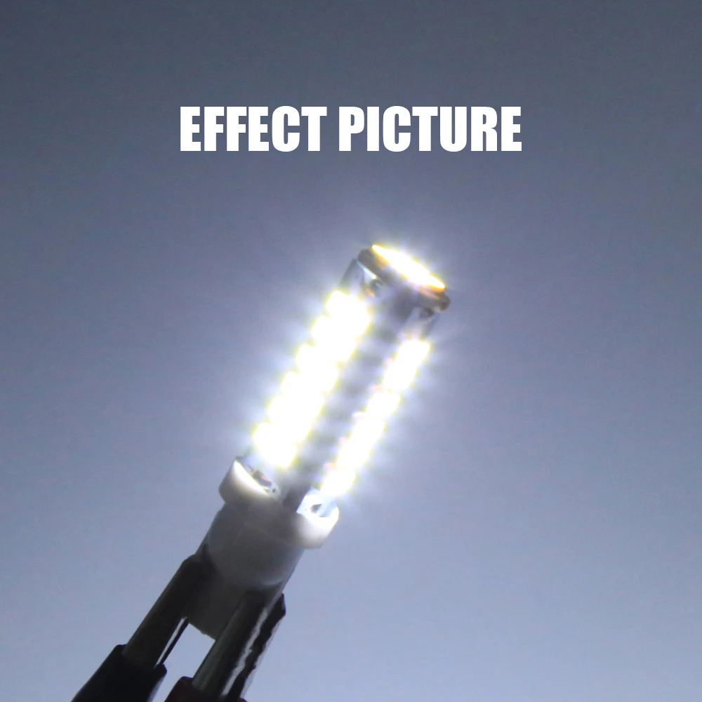 EURS 100PCS W5W T10 7020 20 smd Car T10 LED 194 168 Wedge Replacement Reverse Instrument Panel Lamp White Bulbs Clearance Lights