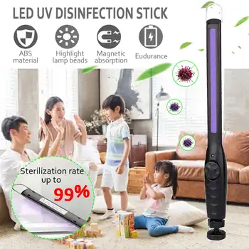 

Portable LED UV Sterilizer Lamp 6V Ultraviolet Disinfection Stick Lamp UV Germicidal Lamp Kill Mite Light Home Bactericidal Lamp