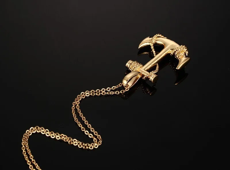 2021 Fashion New Black Rectangle Pendant Necklace Men Trendy Simple Stainless Steel Chain Men Necklace Jewelry Gift