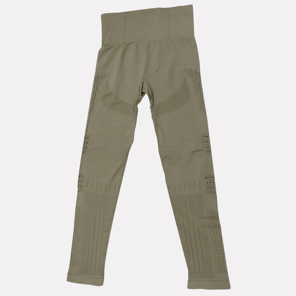 Army Green TCJULY дизайн Бесшовные Леггинсы с завышенной талией Женские однотонные брюки для фитнеса брюки дышащие быстросохнущие эластичные фитнес Леггинсы - Цвет: Army Green