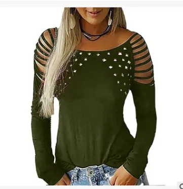 color 7 CALOFE, женские топы с длинным рукавом, женские топы, новинка, весна-осень, блузка, рубашка, женская рубашка в Корейском стиле, хлопок, топы нового размера плюс - Цвет: color 7
