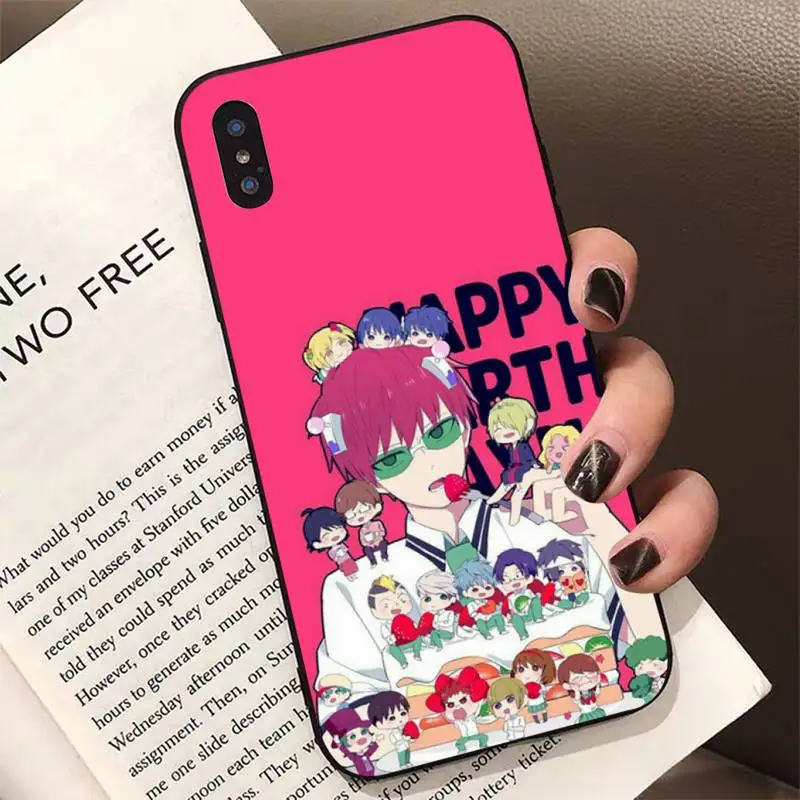 MaiYaCa The Disastrous Life of Saiki K Saiki Kusuo Phone Case for iPhone 11 12 pro XS MAX 8 7 6 6S Plus X 5S SE 2020 XR cover
