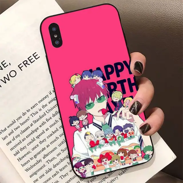 MaiYaCa The Disastrous Life of Saiki K Saiki Kusuo Phone Case for iPhone 11 12 pro XS MAX 8 7 6 6S Plus X 5S SE 2020 XR cover a5