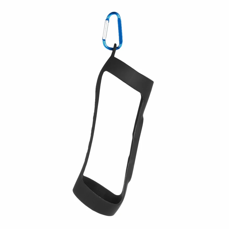 Portable Silicone Protector for Charge 4 Speakers Protective Travel Case Soft Gel Storage Pouch Audio Case over Carabiner