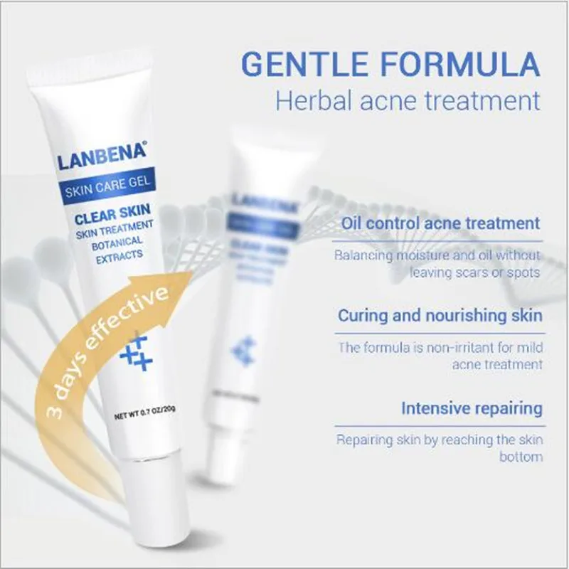 LANBENA Acne Cream For Face Acne Pimples Removal Fade Acne Pimples Marks Skin Care Repair Gel 3