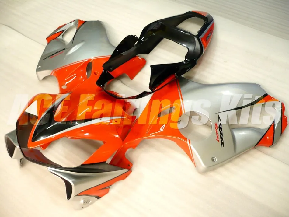 

New ABS Injection Mold Motorcycle Fairings Kit Fit for HONDA CBR600 F4i 2001 2002 2003 01 02 03 FS Orange silver