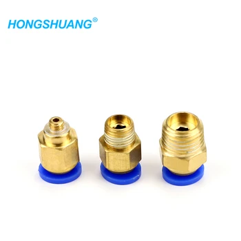 

Pneumatic quick connector trachea quick insertion thread straight through PC4PC6PC8PC10PC12-M5 machine tool element