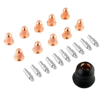 

S45 S54 Part PD0116-08 PR0110 Trafimet Air Plasma Cutter Torch Consumables 21Pcs