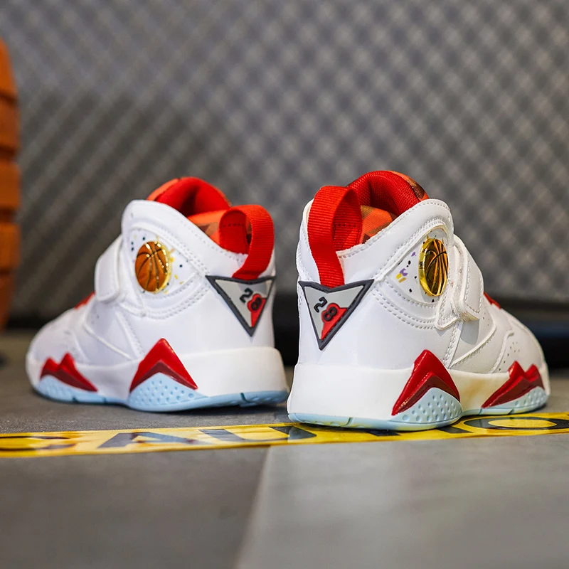 Children's Basketball Shoes Boys Sneakers Outdoor Trainers Non-slip Kids Sport Shoes kids sneakers,sports shoes,kids sports shoes,kids shoes