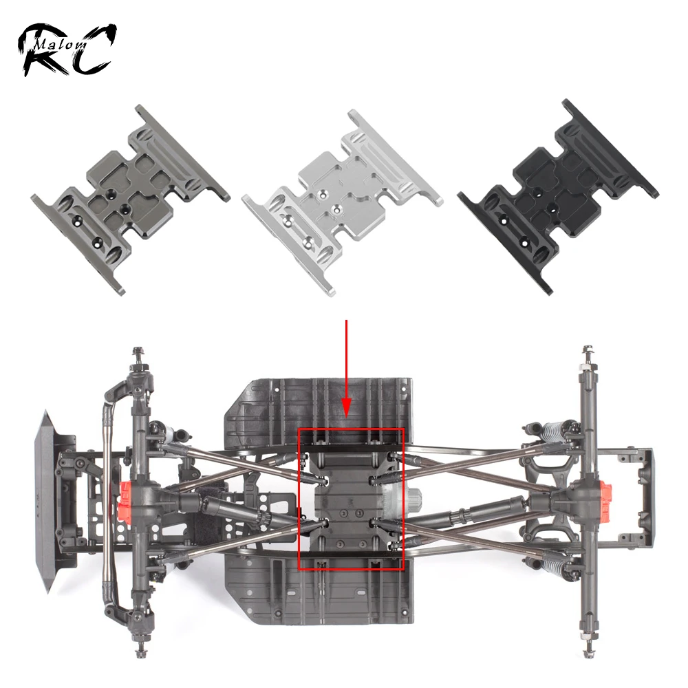 Speed Gearbox Montage Basen Skid Plate Case fr Axial SCX10 Crawler RC Auto 