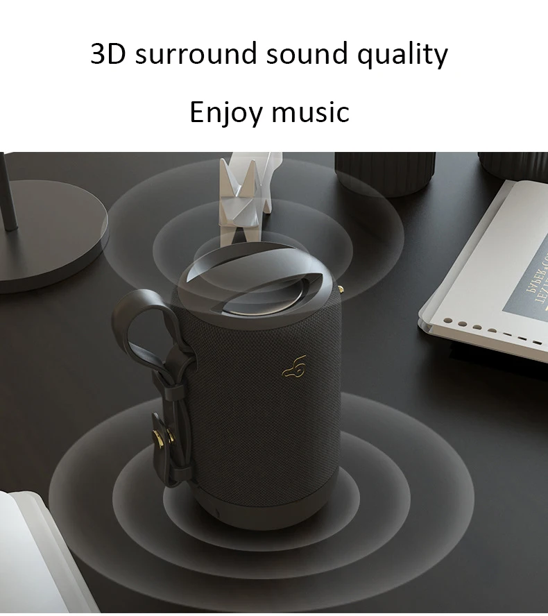 HIFI V5.0 Bluetooth динамик 3D стерео TWS портативный беспроводной водонепроницаемый динамик Громкая связь с микрофоном TF карта FM мини сабвуфер
