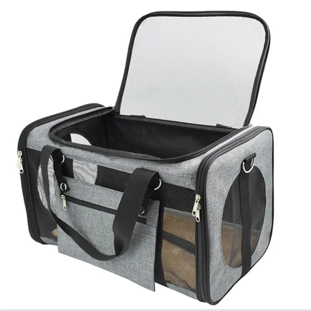 Сумка-переноска для собак, утвержденная авиакомпанией, мягкая переносная сумка для домашних животных для кошек и собак, сумка-переноска для домашних животных, Новое поступление