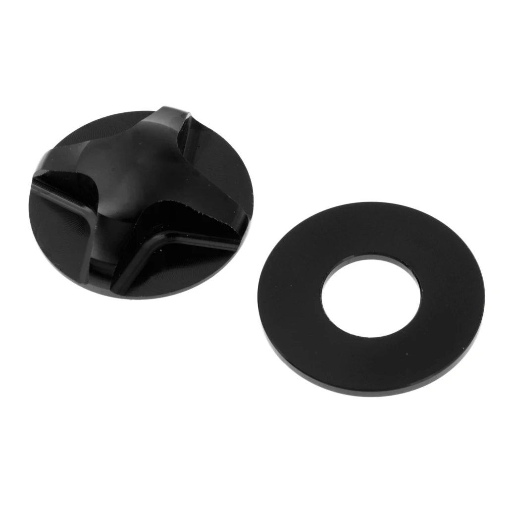 Lightweight Bicycle Fork Cover, Front Gas Shoulder Caps Aluminum Alloy Nozzle for Mountain Rode Bikes Bicycle Front Fork