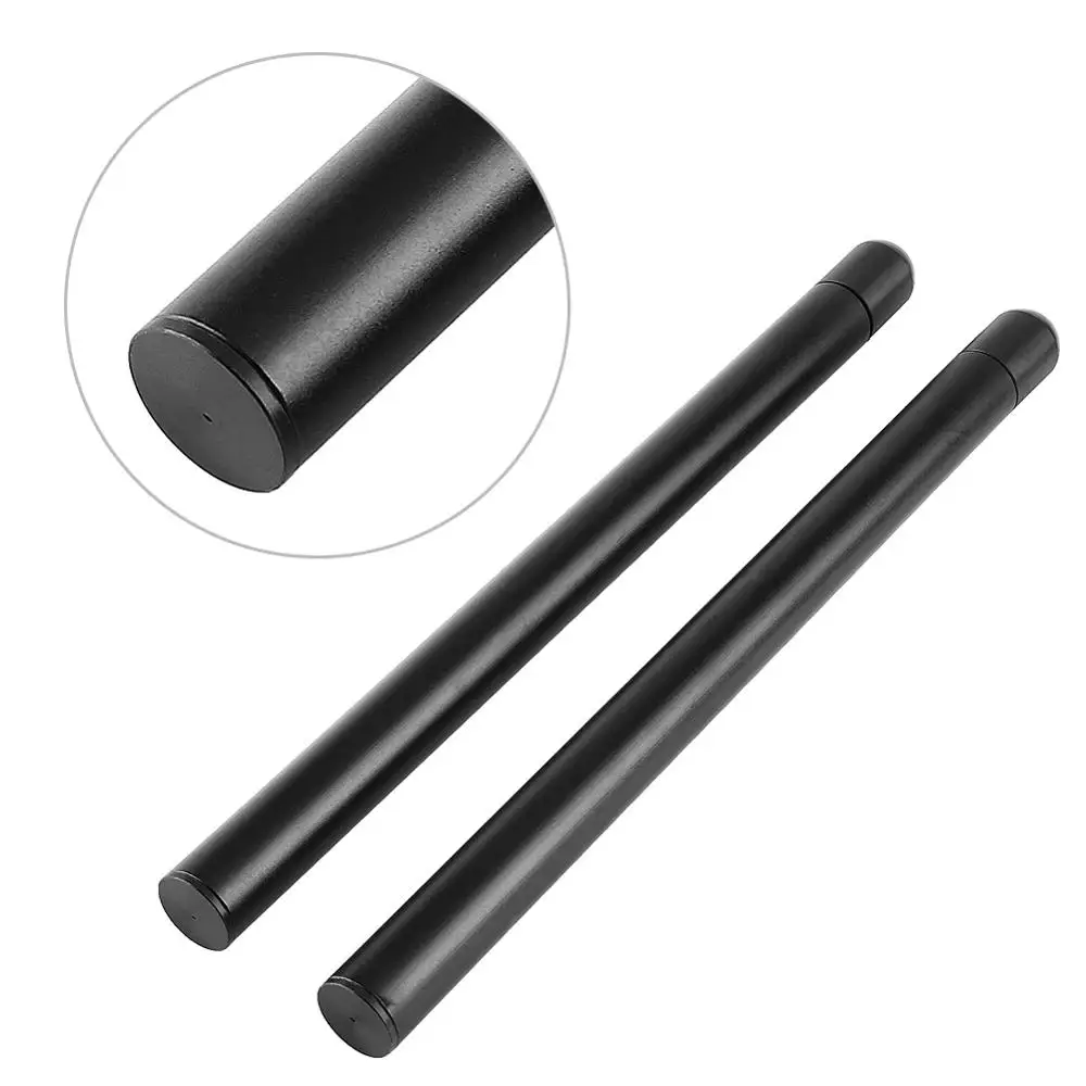Black Handlebar Tube 1 Pair Universal 7/8 300mm Motorcycle Handlebar Tubes Clip-on Replacement Accessory 