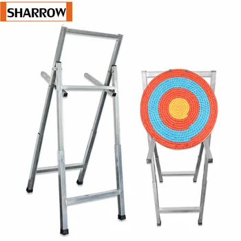 

1pc Archery Folding Target Stand Steel Shooting Tips Target Frame Rack Hunting Practic Outdoor Sports Equipment Accessories