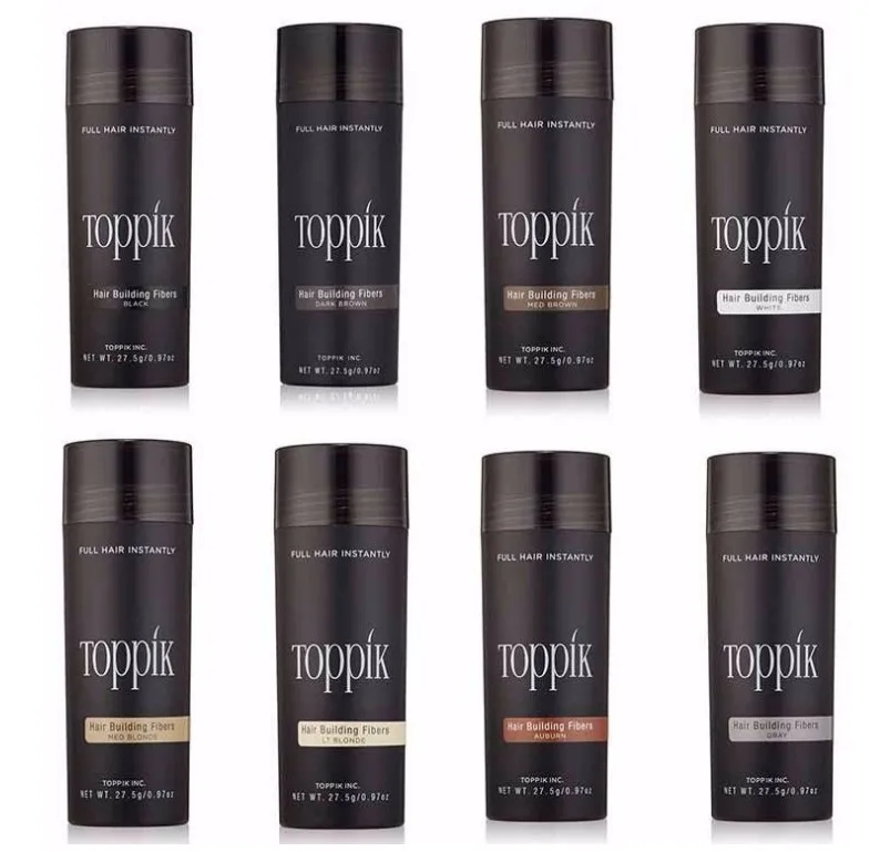 TOPPIK Hair Fibers Keratin Thickening Spray Hair Building Fibers 27.5g Loss Products Instant Wig Regrowth Powders