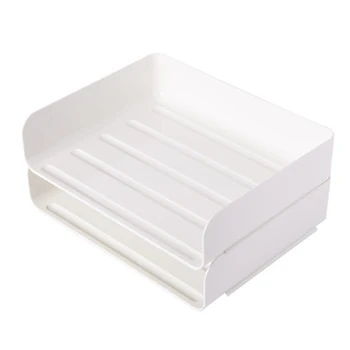 

Stackable Desktop Storage Box Cosmetics Office Books Documents Storage DU55