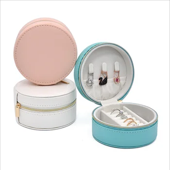 Portable Jewelry Leather Box