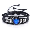 12 Constellation Luminous Horoscope Jewelry Bracelet