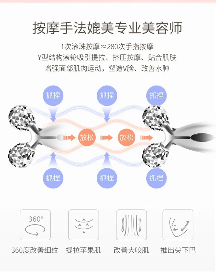 Напрямую от производителя продает массажное подъемное устройство с ручным роликом массажный инструмент укрепляющий массажер для лица