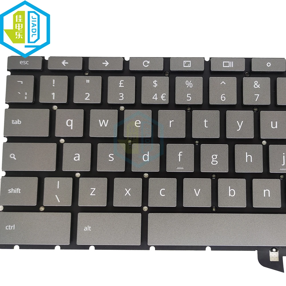 novo teclado inglês backlight para hp pro chromebook eua qwerty computador portátil substituição teclados prata
