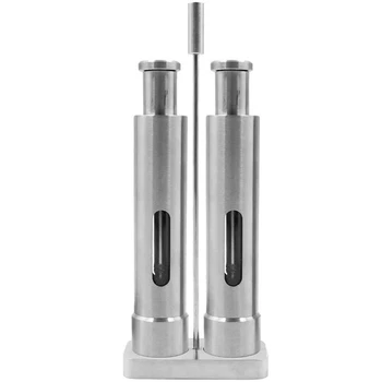 

Pepper Grinder - Salt and Pepper Grinder Set Salt and Pepper Grinder Pepper Mills Grinders Mini Thumb Push Mill with Stand