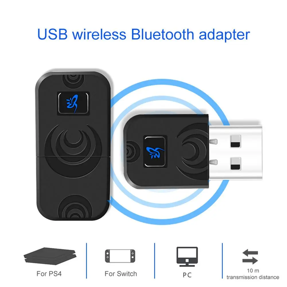 Портативный USB беспроводной Bluetooth адаптер Launcher для PS4s переключатель PC BT гарнитура