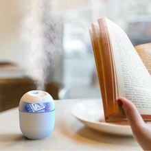

Ultrasonic Humidifier 220ML Electric Mini Air Purifier LED Lamp USB Essential Oil Diffuser Home Purifier Aroma Anion Mist Maker