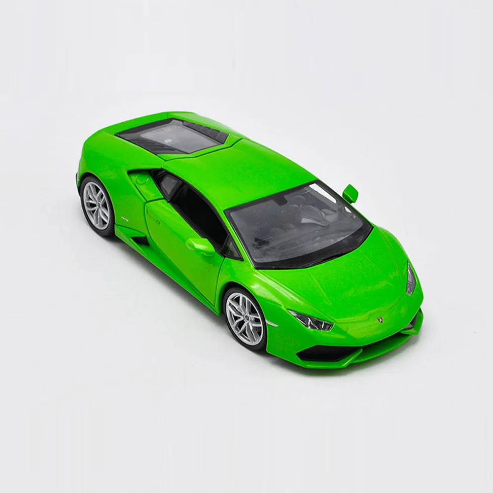 Welly 1/24 1:24 Lamborghini Huracan LP610-4 спортивный гоночный автомобиль Транспортное средство литье под давлением дисплей Модель игрушки на день рождения для детей мальчиков и девочек