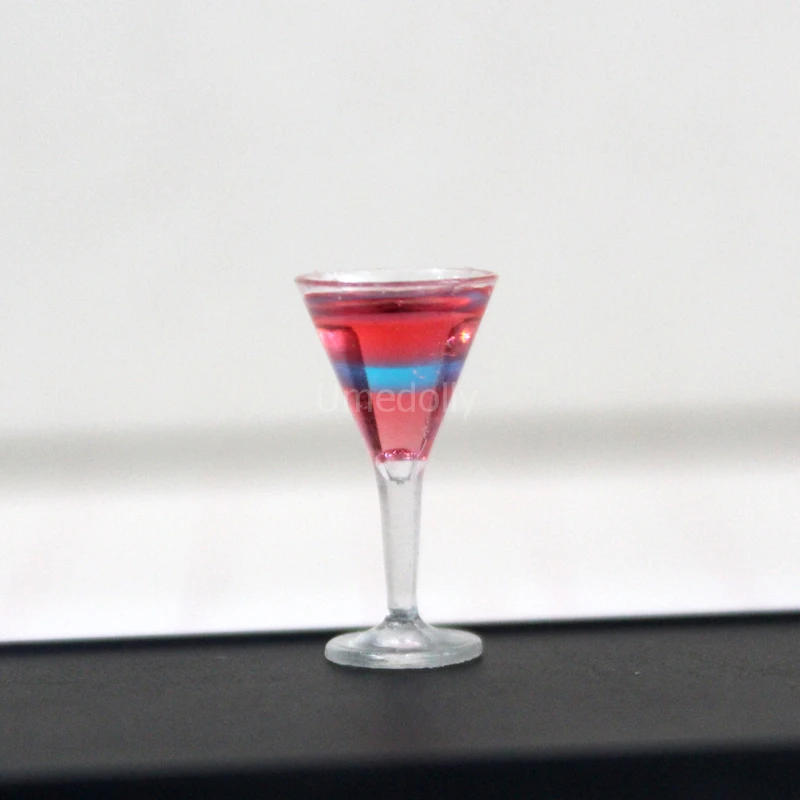 12 Puppenhaus miniatur harz cocktail tasse simulation weinglas RSZ8 2 Stücke 1 