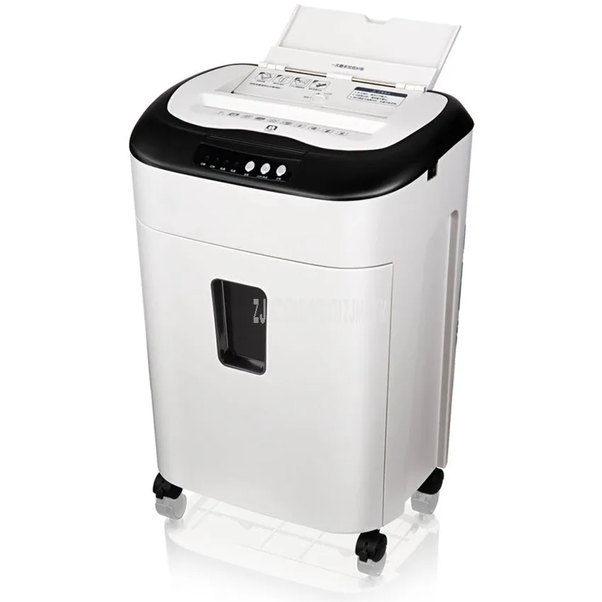 19L A4 Size Office Automatic Electric Paper Shredder Shredding Effect 3x9mm No Noise Electric CD Card Paper Crush Shredder 9926