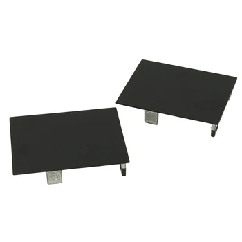 

LEDLUX BA5550B couple caps covers black color for aluminum profile closures BA5570B time