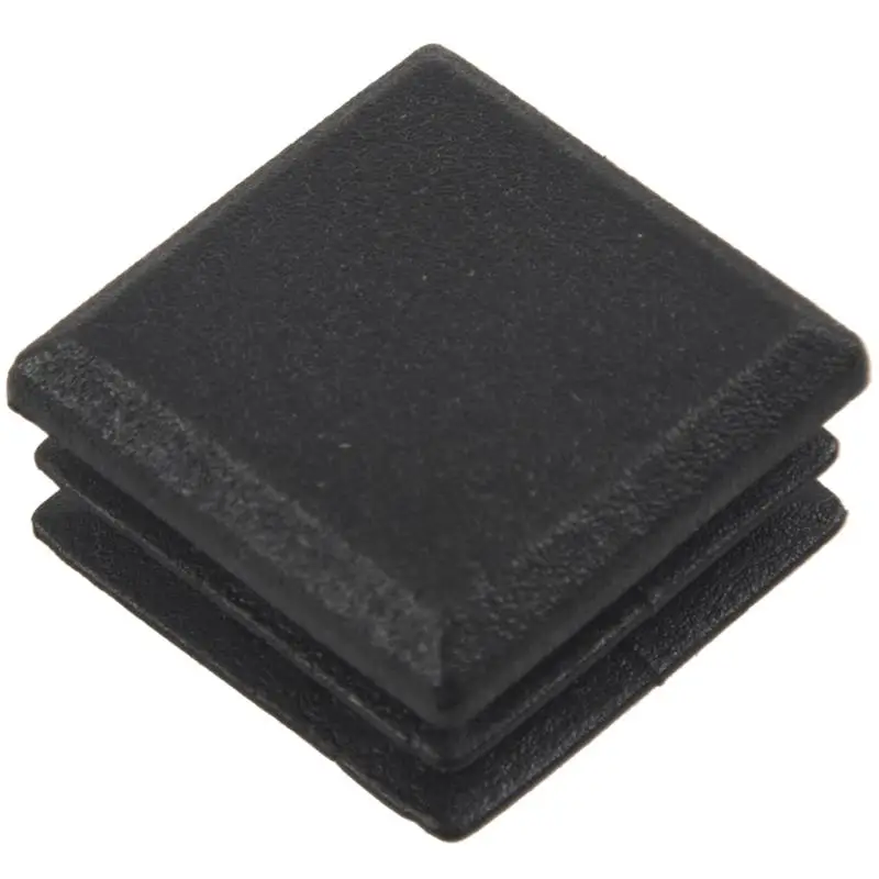 

100 Pieces Plastic Cover Caps Terminal Tube Square Tube Outlet Socket 125x25mm