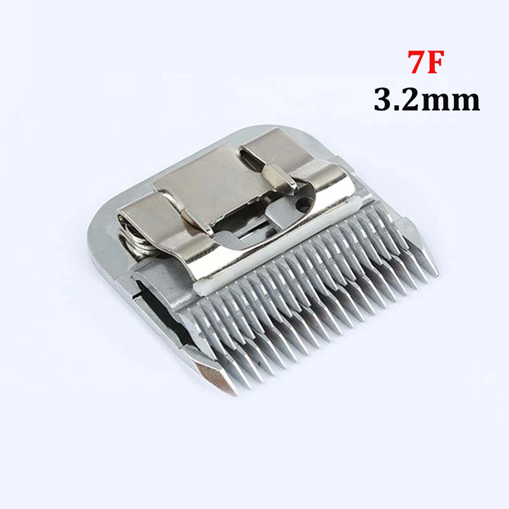 7F-3.2mm Профессиональная машинка для стрижки животных A5 лезвие 10#40#15 3F 4F 5F 7F 30#15# подходит для большинства Andis и Oster кусачки для ухода за домашними животными Замена - Цвет: 7F-3.2mm