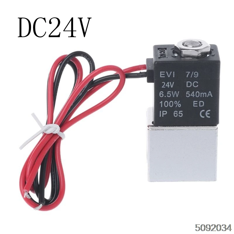2V025-06 электромагнитный клапан DC 24V 1/" Нормально закрытый электрический для воды воздуха