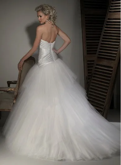 Personalizado-feito white/marfim elegante de alta qualidade uma linha querida mangas rendas at vestidos de noiva vestidos de no