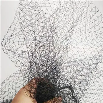 Handmade materials of large diamond mesh yarn transparent hollow self-made headdress hat hard fabric | Дом и сад