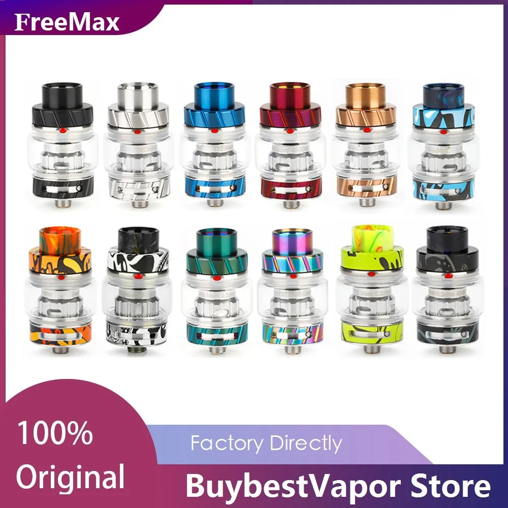 Goedkoop Originele Freemax Fireluke 2 Subohm Tank 2 ml 5 ml Capaciteit met TX1   TX2 mesh coil slide  te openen top vullen ontwerp vs Mesh Pro Tank