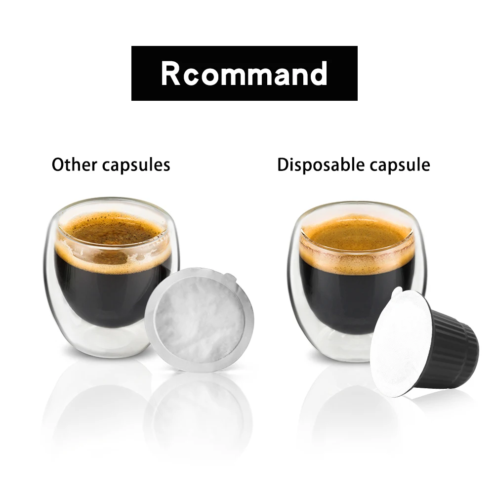 

Disposible Pods Compatible with Nespresso Coffee Capsule Cup with Crema Recycle Reusable Coffee Filter
