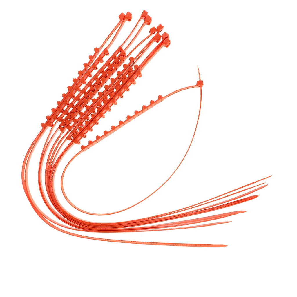 10 PCS Snow Tire Chain Anti-slip Chains For Car Truck SUV Emergency Security Winter Driving,Adjustable Zip-tie