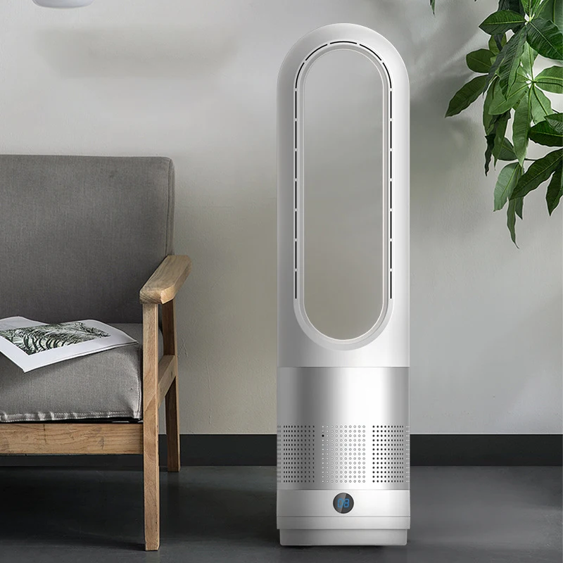 UML--018 18 Inch Tower Fan Small Electric Leafless 220/110V Household Modern Floor Silent Air Filter Remote Control | Бытовая техника