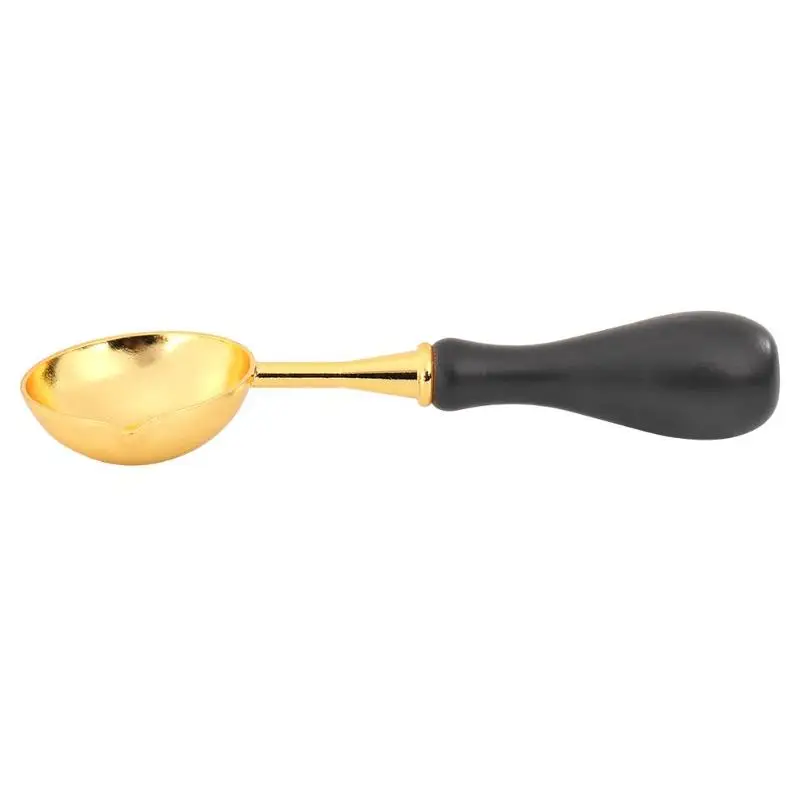 New Vintage Stamp Fire Paint Sealing Wax Spoon Melting Firing Stamp Envelopes Card Wax Sticks Spoon Stamps Candle Tool Gifts