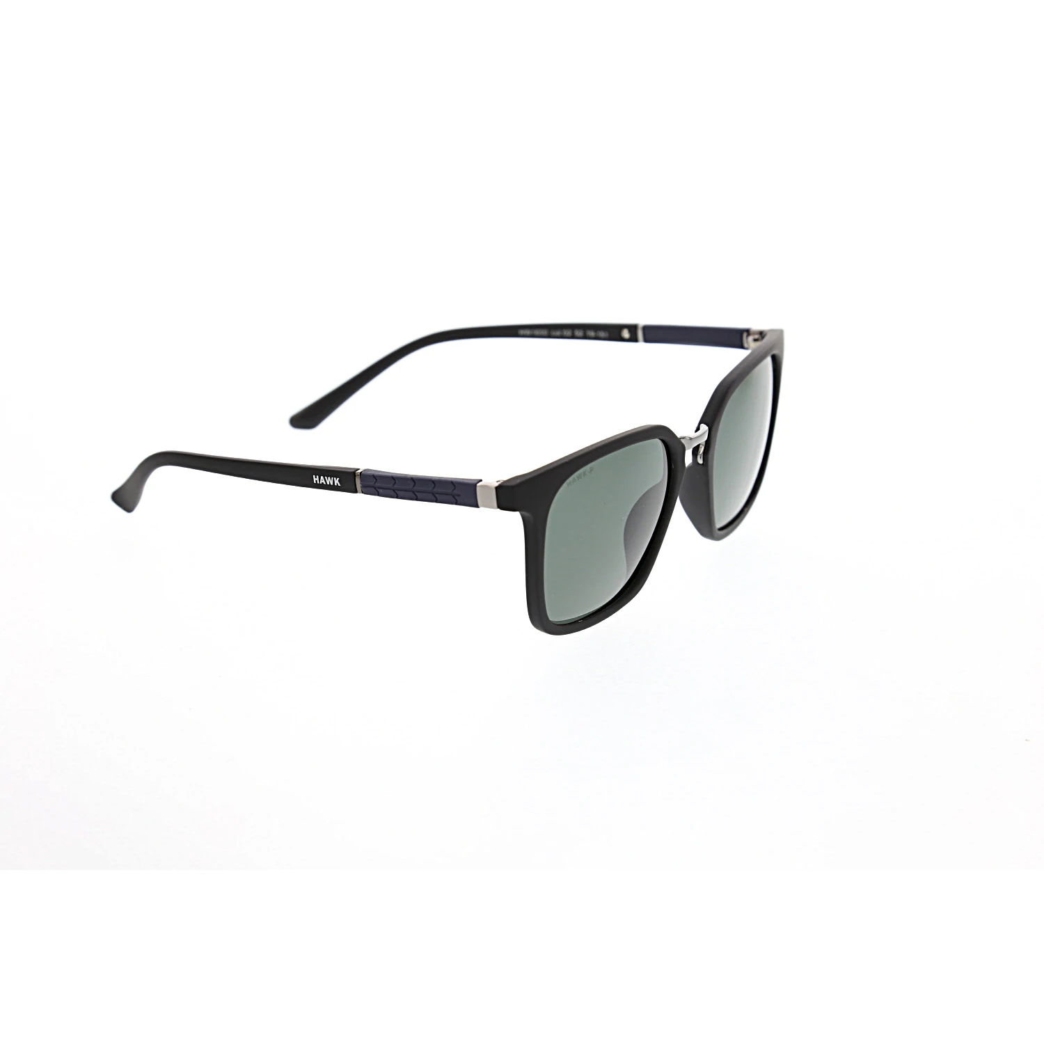 

Unisex sunglasses hw 1650 02 bone black organic square square 52-19-151 hawk