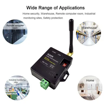 

GA09 Home Security Remote Universal Call 8 Channel Window Sensors Alarm Wireless Mini Module APP GSM Alert Antenna SMS Door