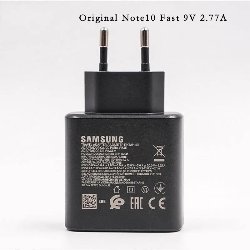 Samsung Note 10 супер быстрое зарядное устройство PD PSS 25 Вт адаптер питания для быстрой