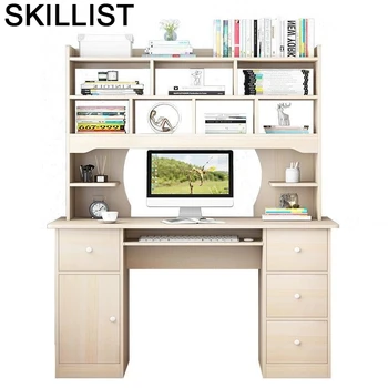 

Bed Tray Tavolo Schreibtisch Standing Bureau Meuble Escritorio Office Desk Bedside Mesa Laptop Tablo Table With Bookshelf