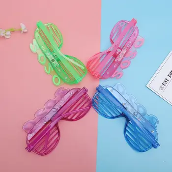 

12pcs Assorted Color Fashion Eyeglasses Flashing Shutter Glasses LED Blinds Glasses Glowing 2020 Spectacles for New Year Party