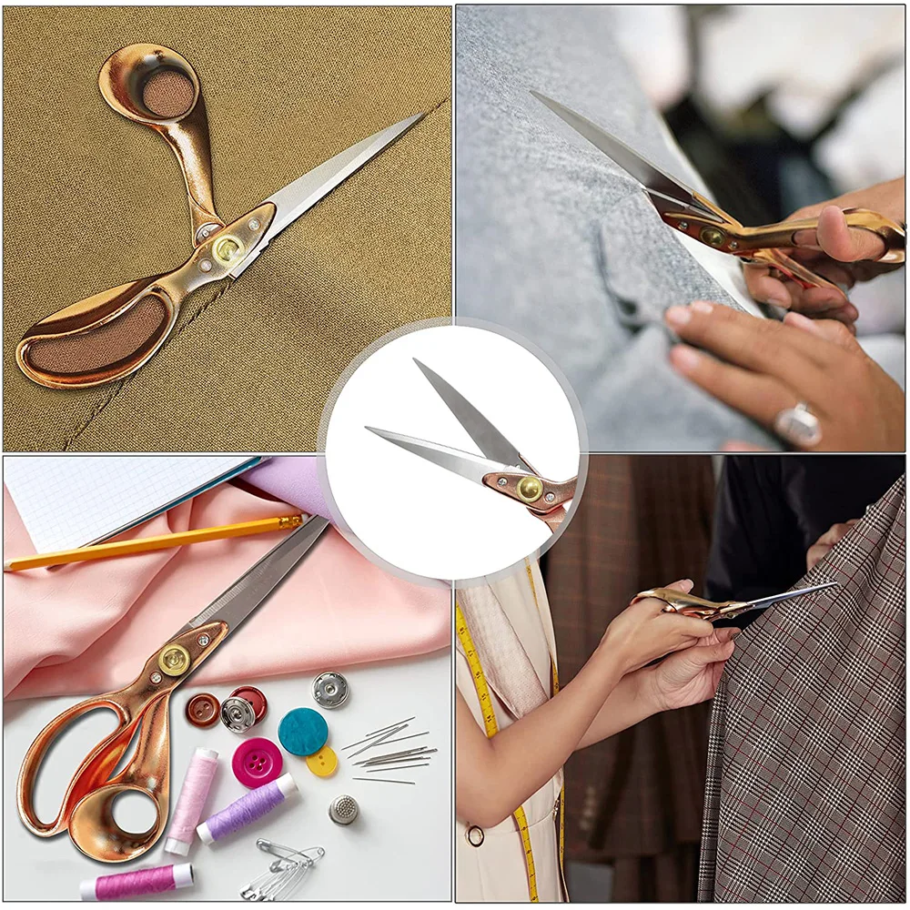 9 inch Sewing Scissors Professional Leather Craft Tailor Scissors for  Fabric Cutting Clothing Dressmaking Shears Sewing Tool - AliExpress